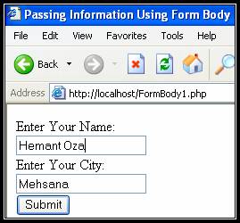 Using Form