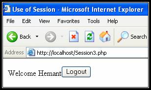 Pass Data Using Session