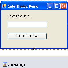 Color Dialog Example